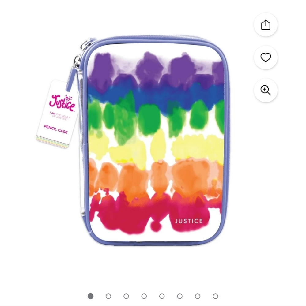 Justice Colorful Pencil Case - Picture 2 of 6